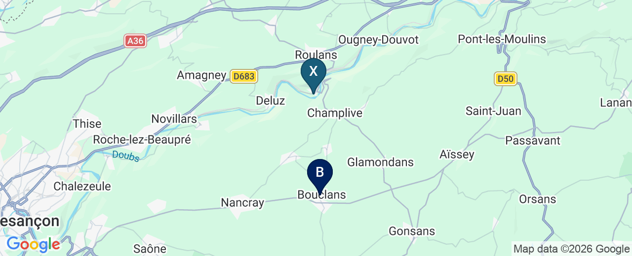 Zone d'intervention : Laissey